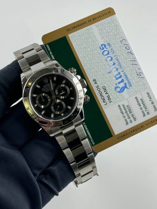 Rolex Cosmograph 40mm Steel 116520-Black 8