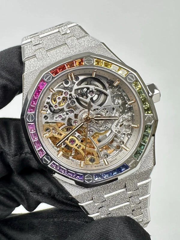 Audemars Piguet Double Balance Wheel Openworked 37 mm 'Frosted' 15468BC.YG.1259BC.01 3