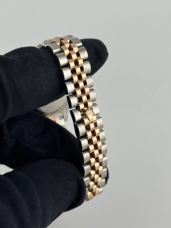Rolex 28mm Rolesor Rose Diamond 279381rbr-0015 8