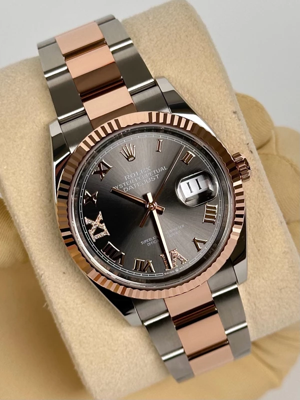 Rolex 36mm Steel and Everose Gold 126231-0024 3