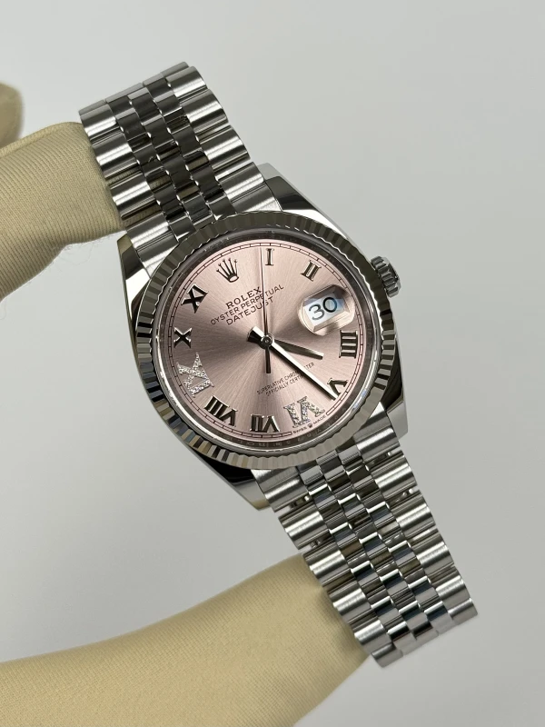 Rolex 36 mm Steel and White Gold 126234-0031 2