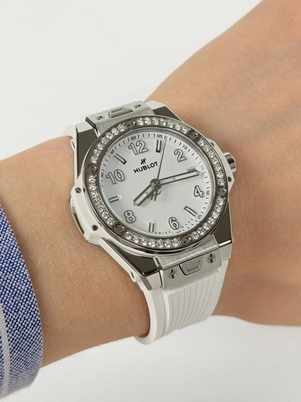 Hublot One Click Steel White Diamonds 465.SE.2010.RW.1204 6