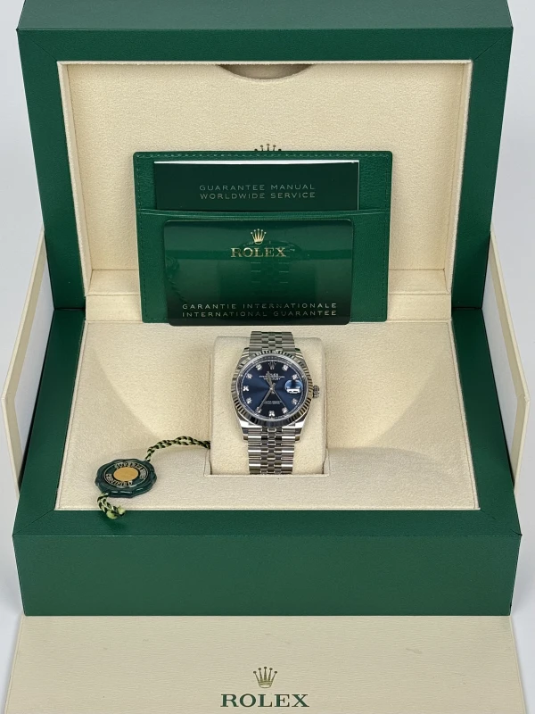 Rolex 36mm Steel and White Gold 126234-0037 5