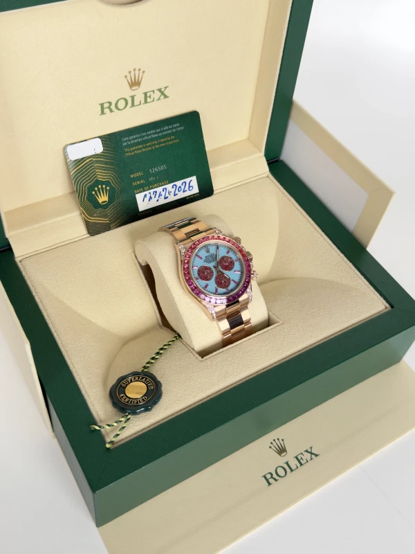 Rolex Cosmograph 40mm Everose Gold 'Rainbow' 126505FIX 6