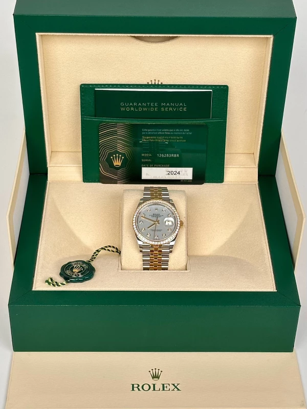 Rolex 36mm Steel and Yellow Gold 126283rbr-0009 5