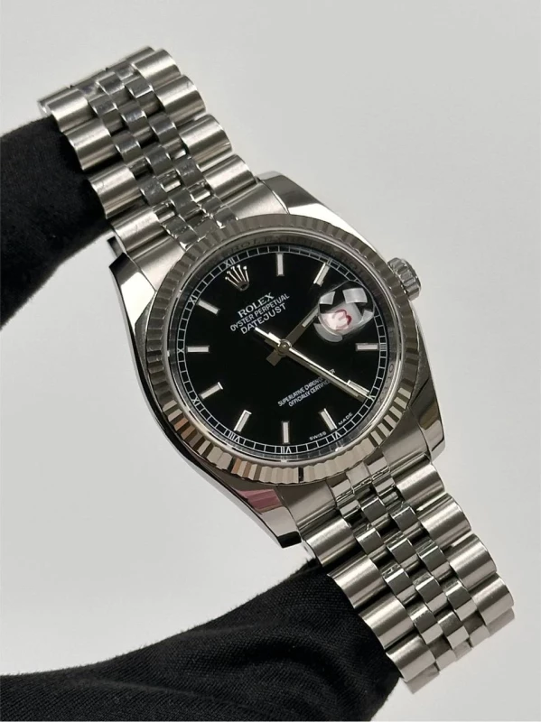 Rolex Datejust 36mm Steel and White Gold 116234-0085 2