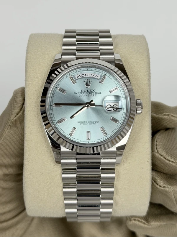 Rolex 36mm Platinum 128236-0009 2
