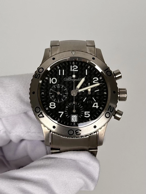 Breguet Transatlantique Chronograph Titanium 3820TI/K2/TW9 3
