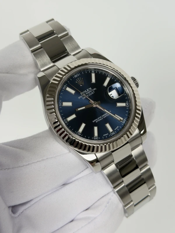 Rolex  II 41mm Steel and White Gold 116334 blio 2