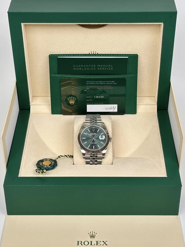 Rolex 41 mm, Oystersteel and white gold 126334-0028 5