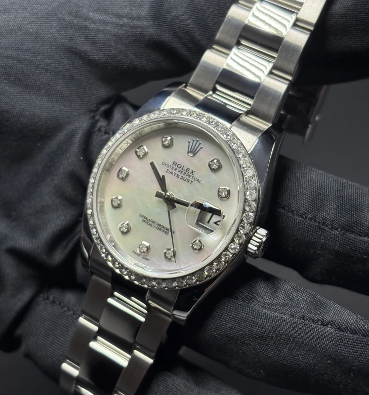 Rolex 36mm Steel and White Gold 116234 2
