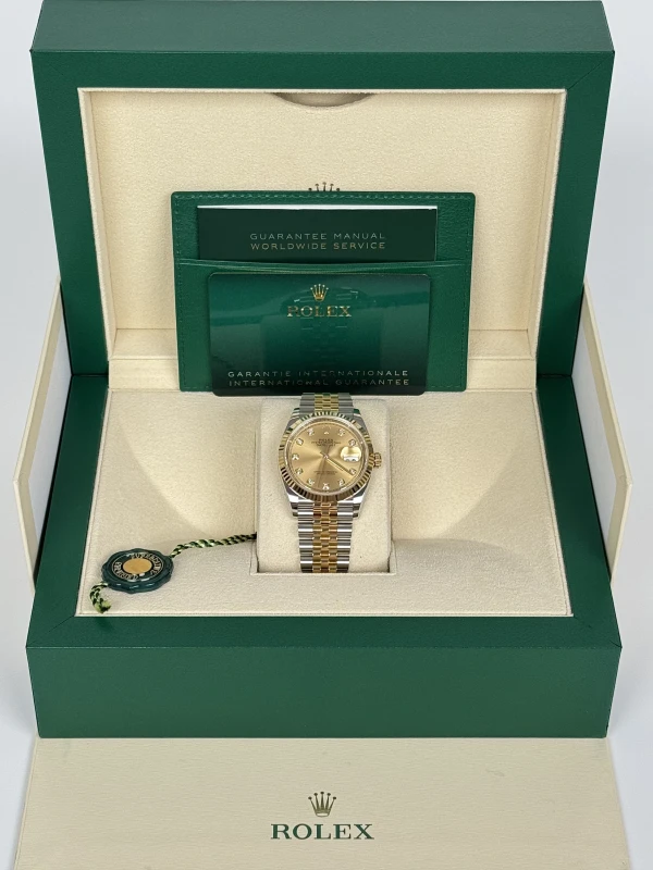 Rolex 36 MM, OYSTERSTEEL AND YELLOW GOLD 126233-0017 5