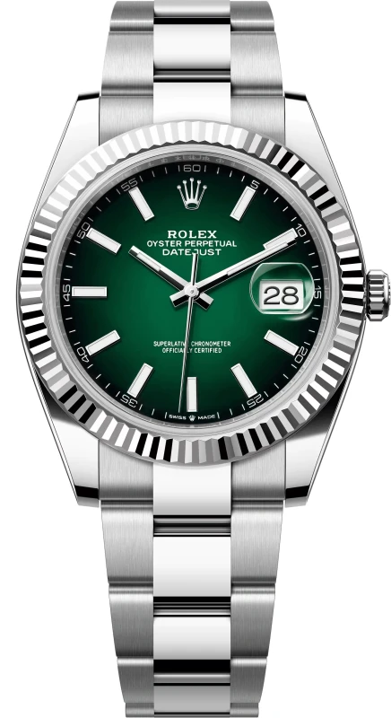 Datejust 41mm Steel and White Gold