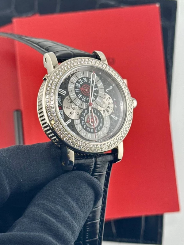 Gerald Genta Arena Perpetual Calendar GMT AQG.Y.66.915.CN.BD.S02 4