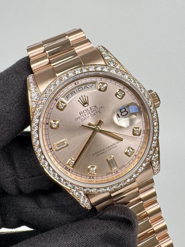 Rolex 36mm Everose gold 118235 3