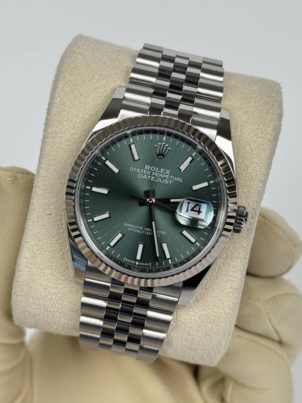 Rolex 36mm Steel and White Gold 126234-0051 4