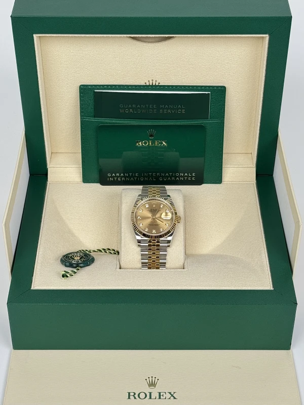 Rolex 36 MM, OYSTERSTEEL AND YELLOW GOLD 126233-0017 5
