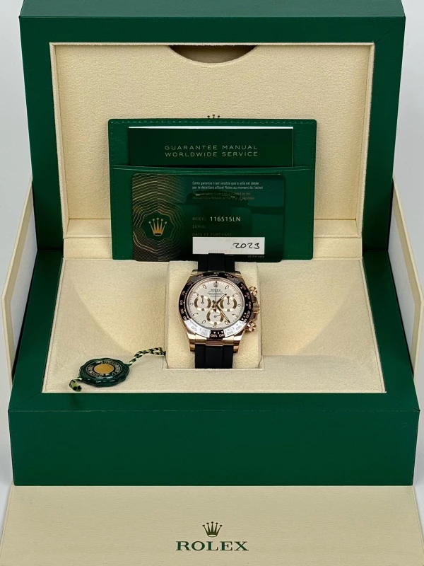 Rolex 40mm Everose Gold 116515 Ivory 5