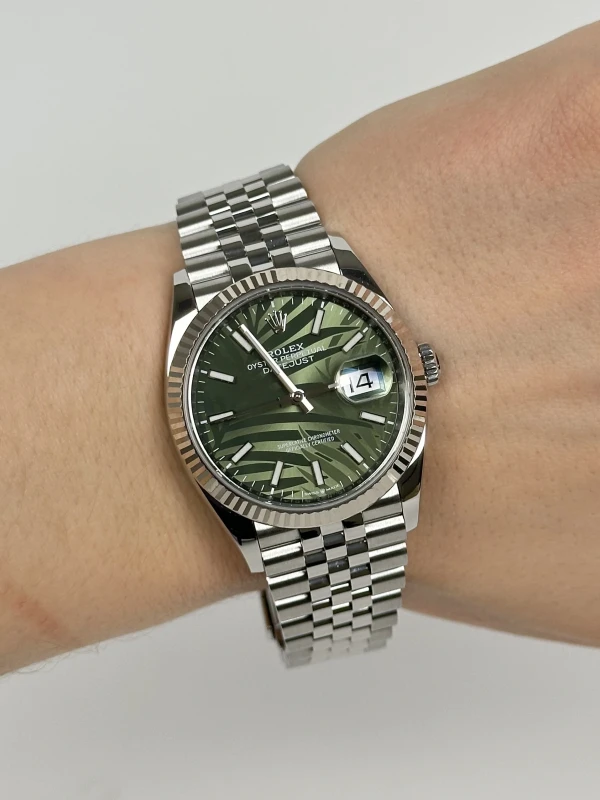Rolex 36mm Steel and White Gold 126234-0047 7