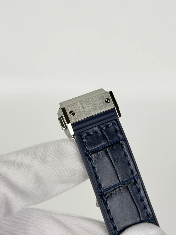 Hublot Bang Steel Blue Diamonds 38mm  361.SX.7170.LR.1204 5