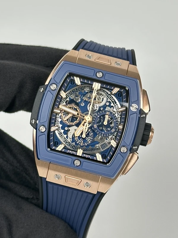 Hublot KING GOLD BLUE CERAMIC 642.OL.7180.RX 4