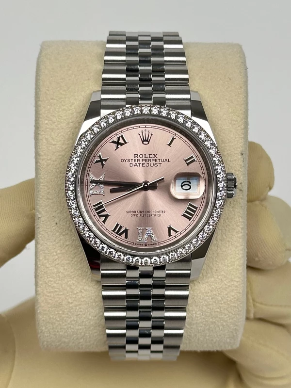 Rolex 36 mm steel and white gold 126284rbr-0023 2