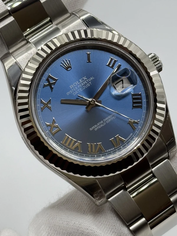 Rolex  II 41mm Steel and White Gold 116334 blro 116334-0004 3