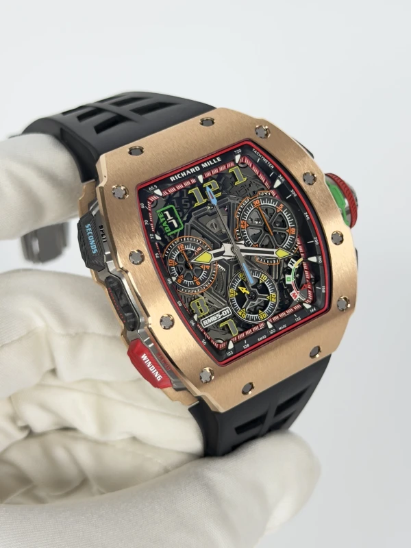 Richard Mille Split-Seconds Chronograph Full Gold Rm 65-01 Ca Rg 3
