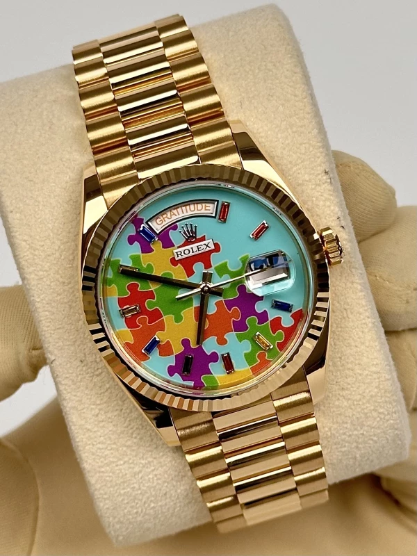 Rolex 36mm Yellow Gold 128238 puzzle 3
