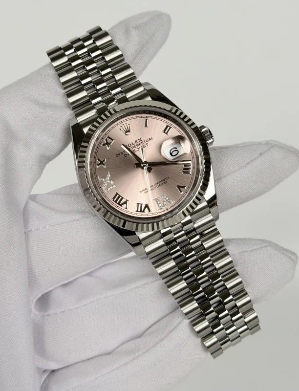 Rolex 36 mm Steel and White Gold 126234-0031 2