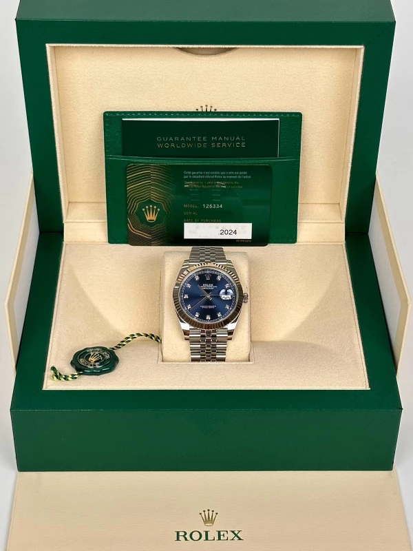 Rolex 41 mm, steel and white gold  126334-0016 5