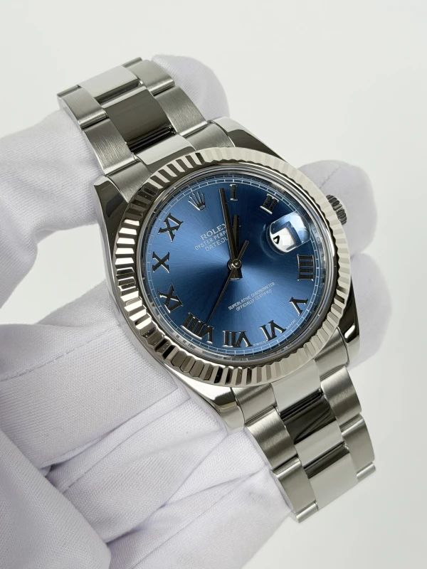 Rolex  II 41mm Steel and White Gold  116334 blro 2
