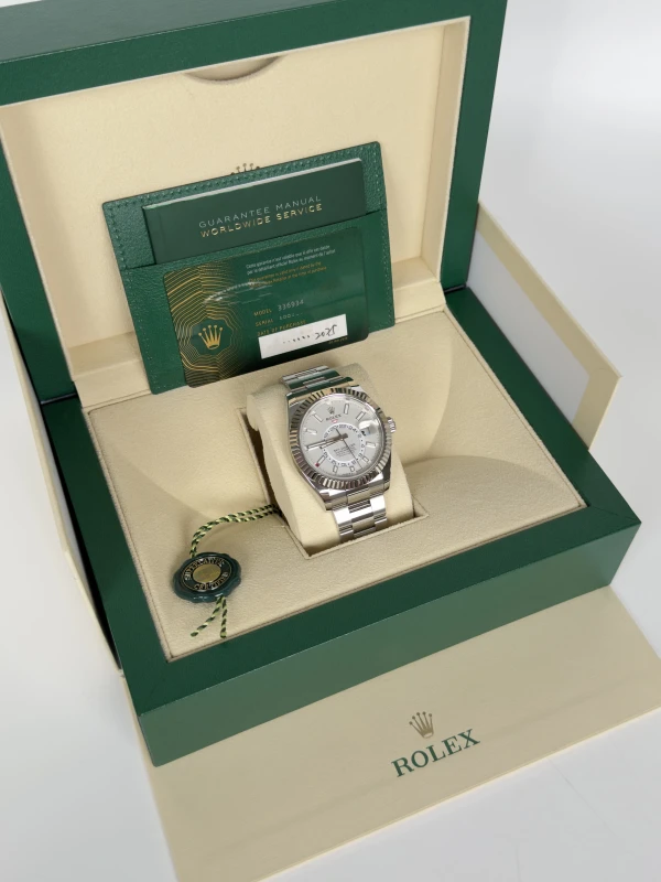 Rolex 42mm Steel and White Gold 336934-0003 5