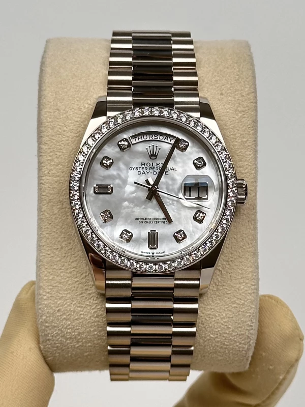Rolex 36mm White Gold 128349rbr-0010 2