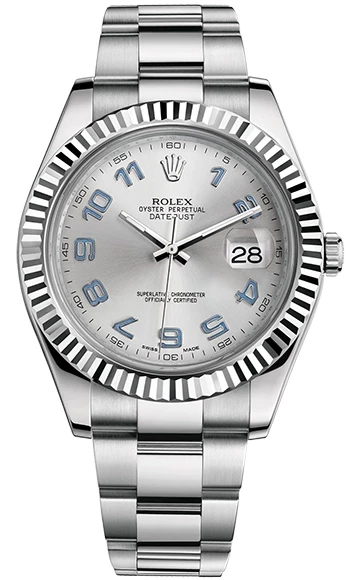 Datejust II 41mm Steel and White Gold