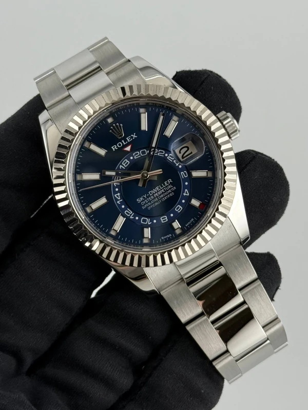 Rolex 42mm Steel and White Gold 326934-0003 5