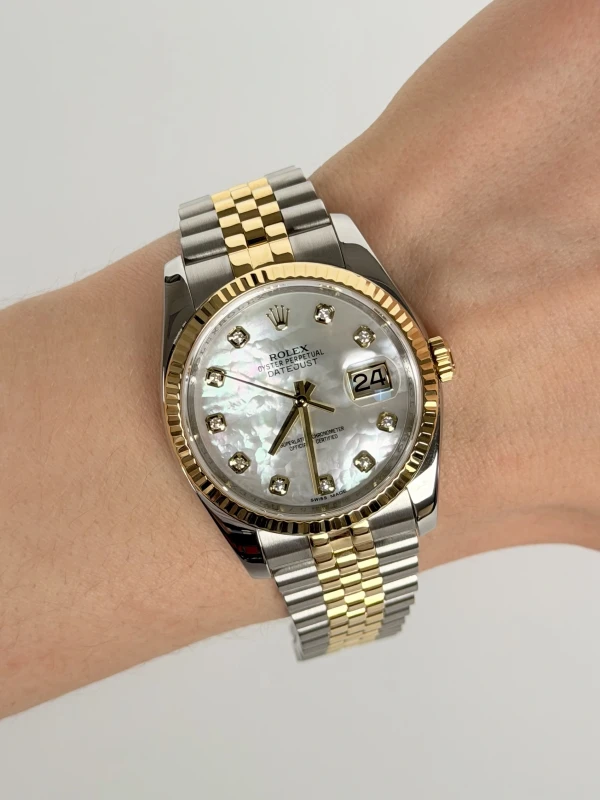 Rolex 36mm Steel and Yellow Gold  116233-0152 4