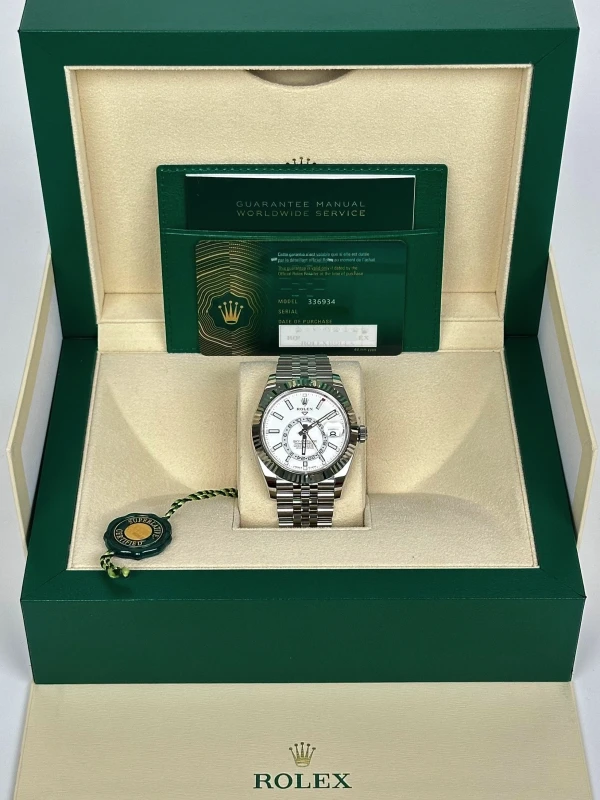 Rolex 42mm Steel and White Gold 336934-0004 5