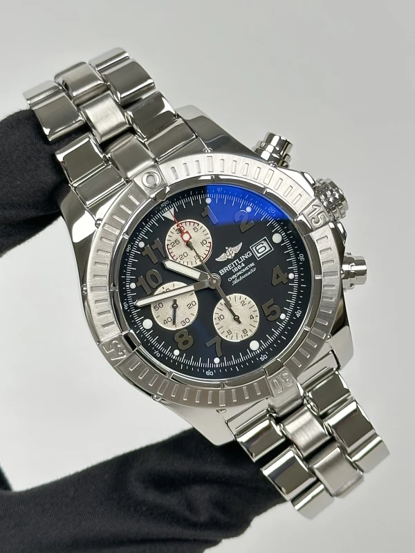 Breitling Super Avenger Automatic Chronograph A13370.BLACK.SSPROF 2