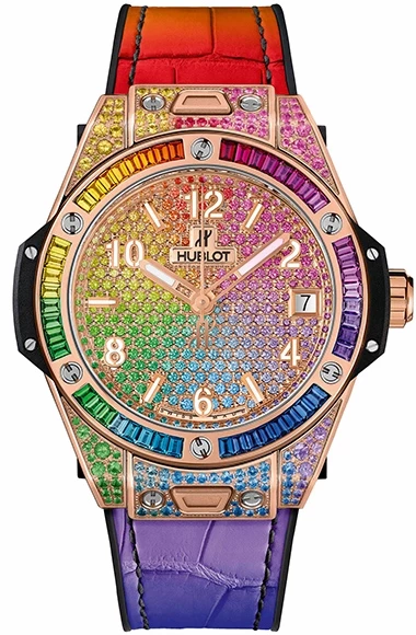 One Click Rainbow King Gold 39 mm