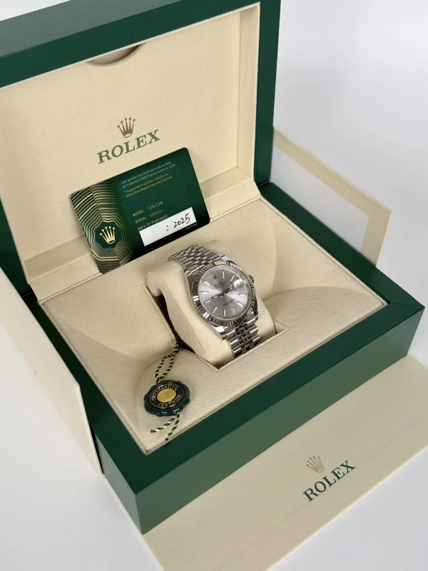 Rolex 41 mm, steel and white gold 126334-0004 5