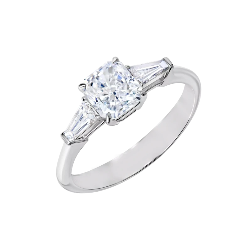 CUSHION DIAMOND 1.55 CT F/VS1 RING (GIA)