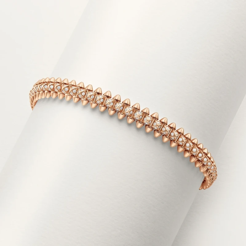 Cartier Clash de Cartier bracelet, flexible, small model, paved (SIZE 16) N6728516 7