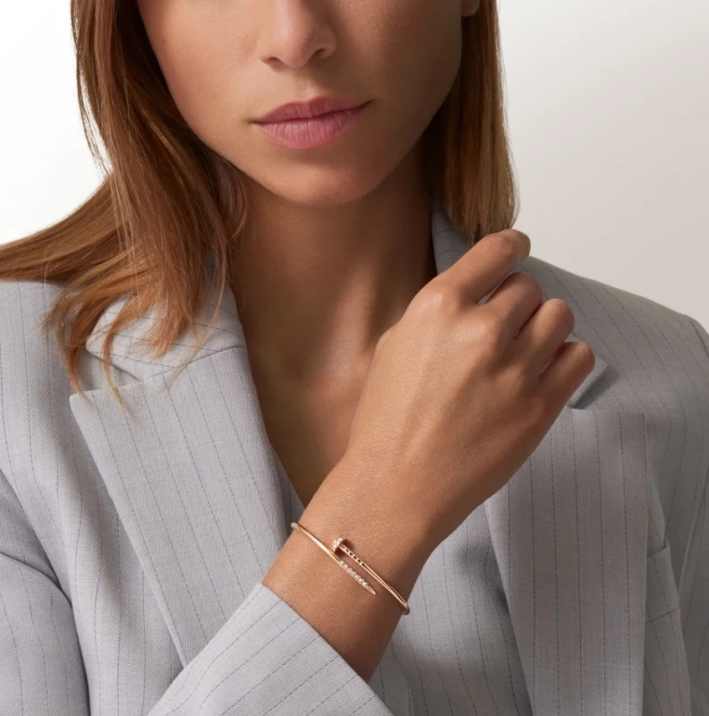 Cartier Juste un Clou bracelet, small model, reverse-set diamonds (SIZE 16) B6091316 3