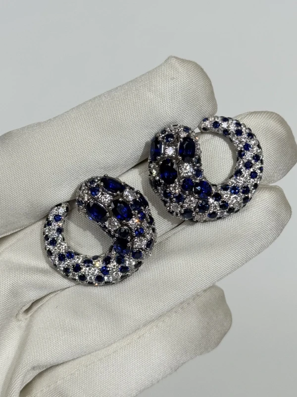 RalfDiamonds DIAMOND 7.97 CT E-F/VS & SAPPHIRE 20.46 CT SET RD SET 7.97-20.46 6