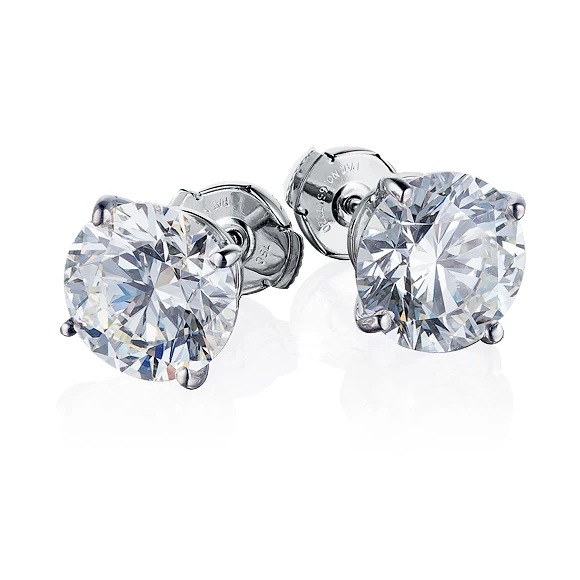 Earrings without a brand С БРИЛЛИАНТАМИ 3.00 CT F/VS1-3.01 CT F/VS1 3.00 CT F/VS1-3.01 CT F/VS1