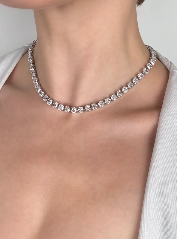 СЕРЬГИ NO NAME CUSHION DIAMOND 61.58 CT D/VVS-VS NECKLACE (GIA) NN61.58 7