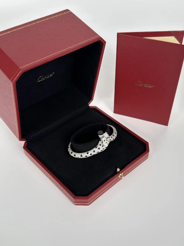 Cartier PANTHÈRE DE CARTIER BRACELET, PAVED (SIZE 16) H6001516 8