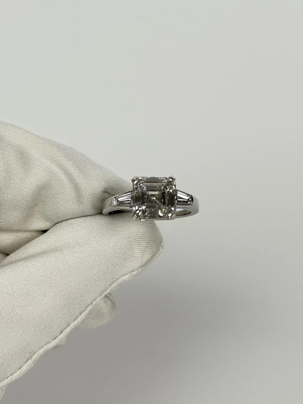 СЕРЬГИ NO NAME ASHER DIAMOND 4.12 CT G/VVS2 RING NN4.12G 2