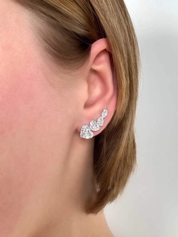 DeRosa DIAMOND 7.23 CT EARRINGS E48721 2